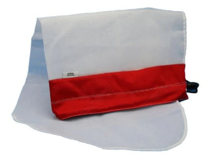 VacBagz 1507-30 red 120 micron pool vacuum debris bag, 15 inch neck and 30 inch length