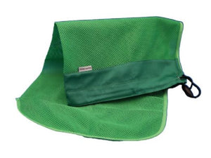 VacBagz 1505-30 green 3 mm heavy duty pool debris bag, 15 inch neck and 30 inch length