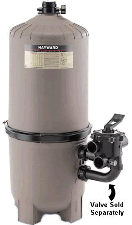Hayward W3DE6020 Pro-Grid 60 sq ft vertical grid DE pool filter, valve not included