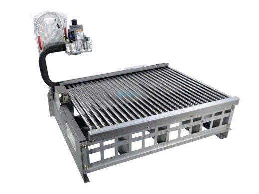 Raypak 010412F burner tray with propane gas valve for the 266A digital IID heater