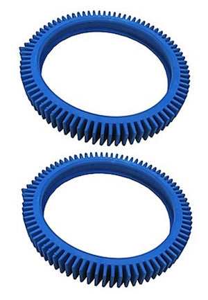 Poolvergnuegen 896584000-075 front tire kit for The Pool Cleaner, two blue tires