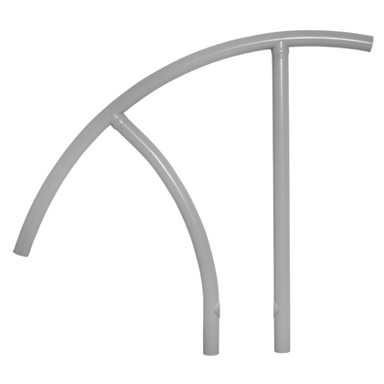 Saftron TRTD-130-G Triton Series return to deck handrail in gray