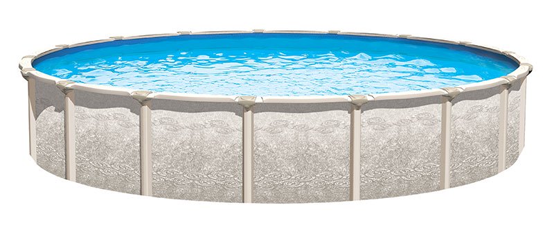 Trendium Magnus 33 ft round, 54 in. deep above ground pool with resin coated steel wall