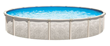 Trendium Magnus 33 ft round, 54 in. deep above ground pool with resin coated steel wall