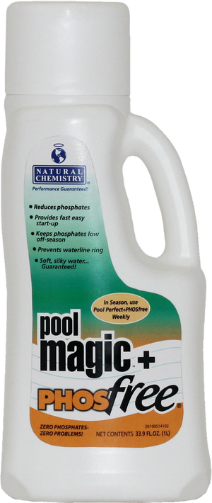 Natural Chemistry Pool Magic Spring and Fall plus PHOSfree, 1 liter bottle