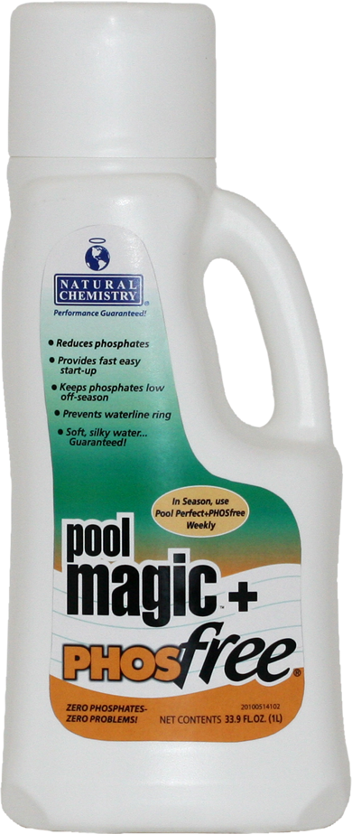Natural Chemistry Pool Magic Spring and Fall plus PHOSfree, 1 liter bottle