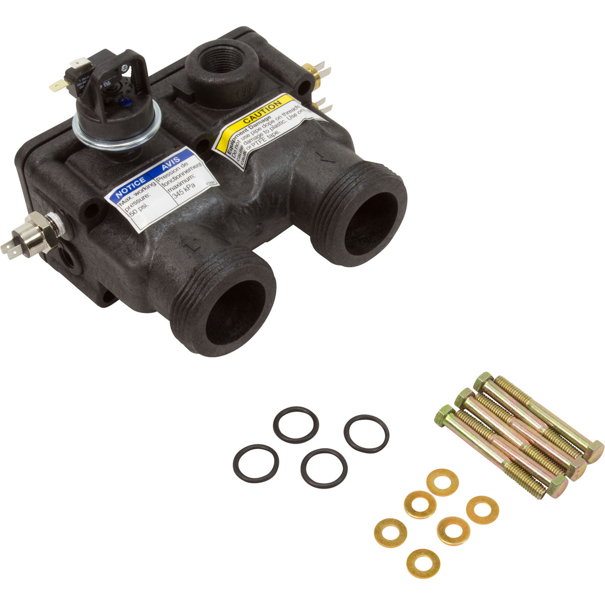 Pentair 474972 manifold kit for the MasterTemp 125 heater