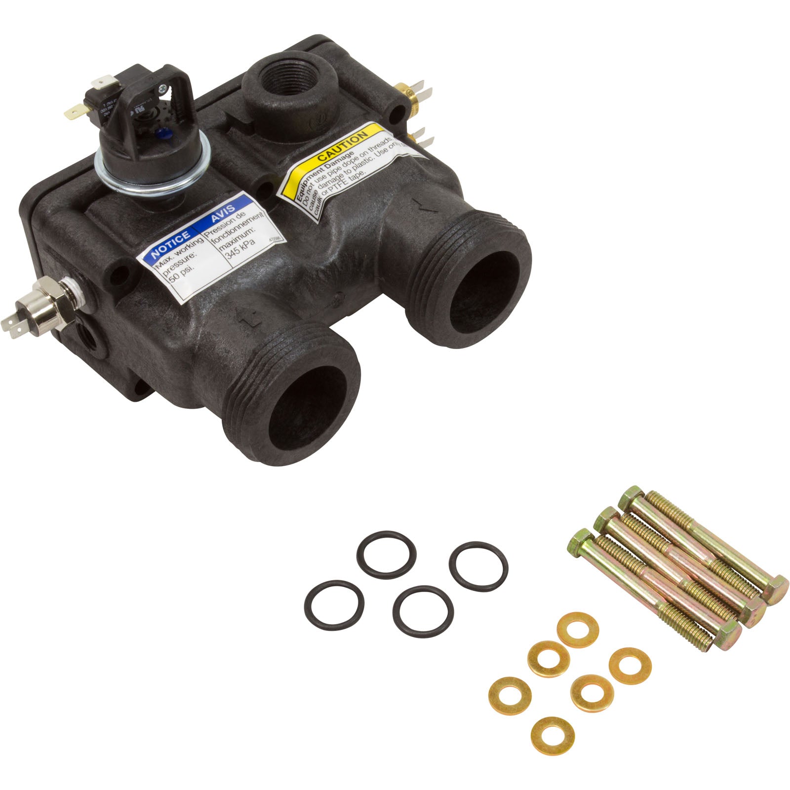 Pentair 474972 manifold kit for the MasterTemp 125 heater