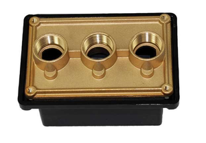 Pentair 78310600 junction box with poly cover and brass base