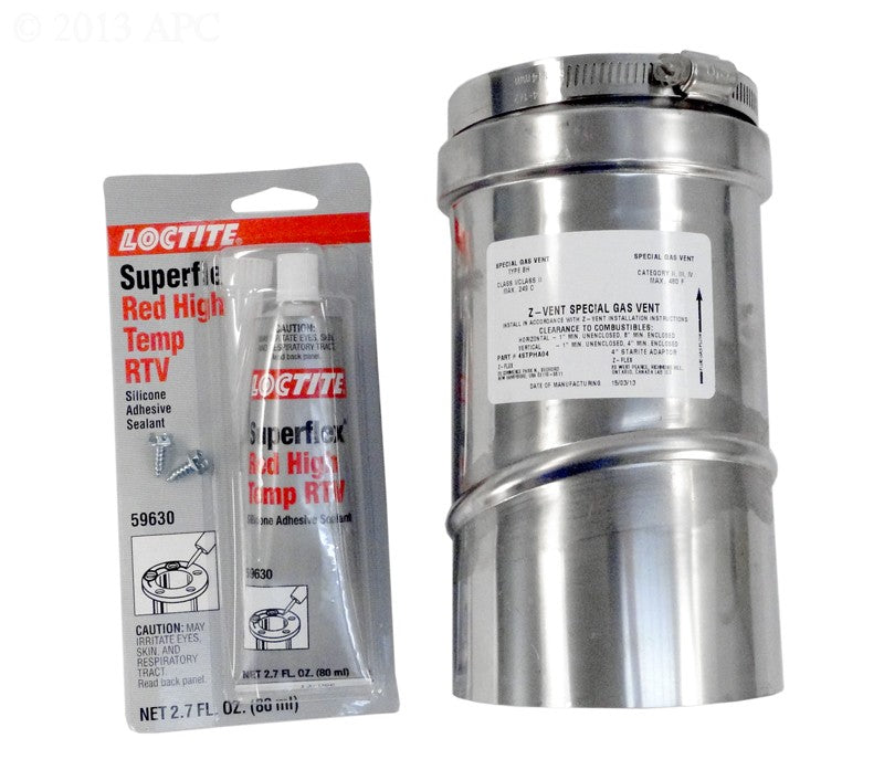 Sta-Rite 77707-0087 Z-Flex stainless steel appliance adapter for Max-E-Therm heaters
