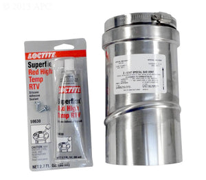 Sta-Rite 77707-0087 Z-Flex stainless steel appliance adapter for Max-E-Therm heaters