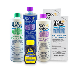 Pool Season spring pool opening start-up kit for pools up to 15,000 gallons