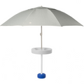Shade Science Pool Buoy floating pool umbrella in Shoreline Grey, PB-16011-SG