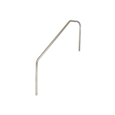 S.R. Smith 2HR-6-049 6 ft 2-bend stainless steel pool stair rail