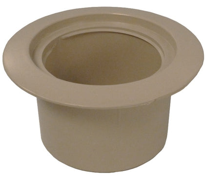 Waterway 519-6719-BEI tan flange for a volleyball or umbrella pole holder, product photo