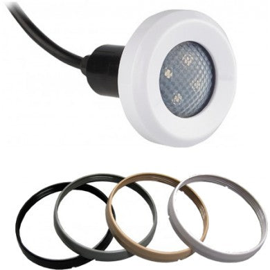 S.R. Smith Treo 5W color changing LED underwater light with trim rings