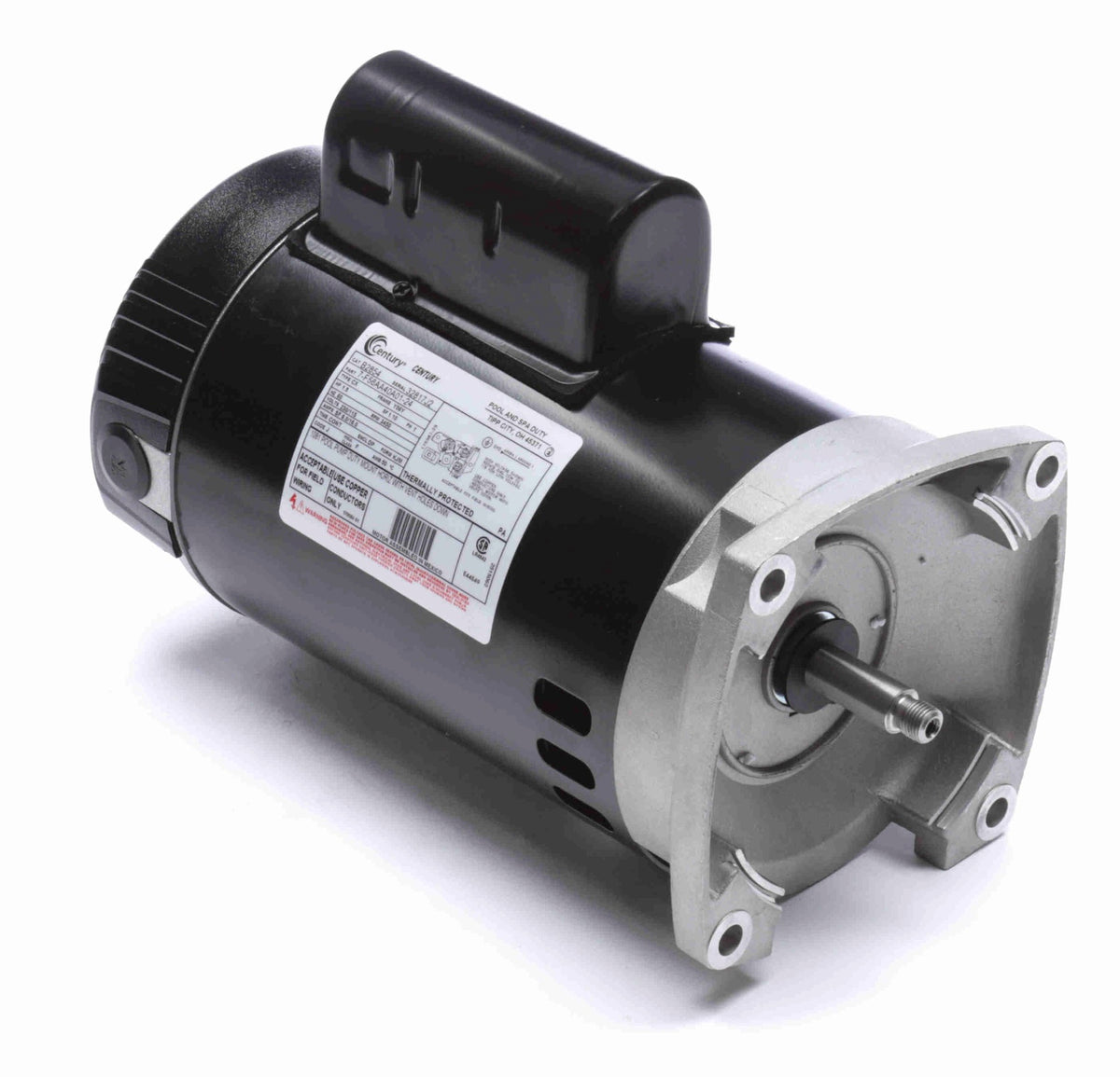 Century B2854V1 1-1/2 HP 56Y square flange pool pump motor
