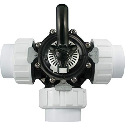 CMP 25923-204-000 HydroSeal 3-way CPVC diverter valve, 2 inch, with unions