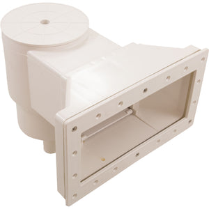 Waterway 560-D3C60L Flo-Pro II long throat wide-mouth above-ground skimmer in white