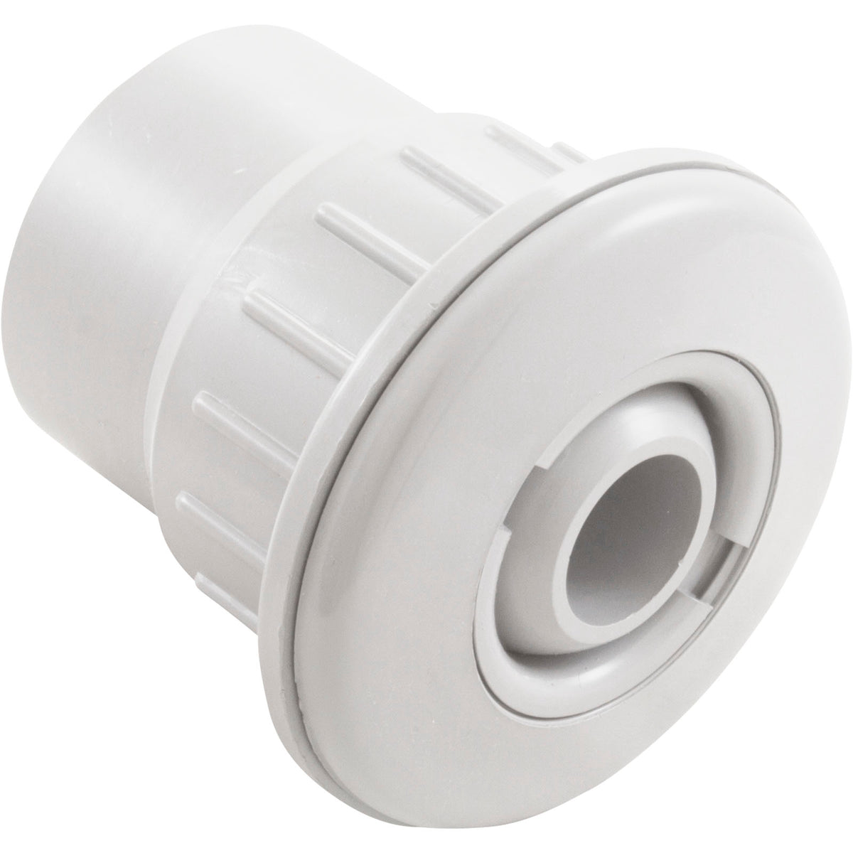 CMP 25523-700-000 white fiberglass wall fitting with flush eyeball