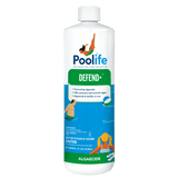 Poolife Defend+ non-foaming algaecide 1 quart bottle, product photo