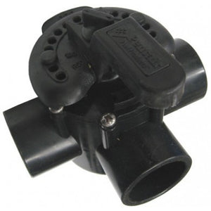 Pentair 263035 three way CPVC diverter valve, 1-1/2 inch by 2 inch