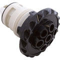Waterway 210-6701 deluxe 7-nozzle scalloped large face massage poly jet internal in black
