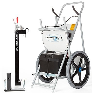 Hammerhead SERV-CART service unit cart with HH1300 vehicle hitch mount