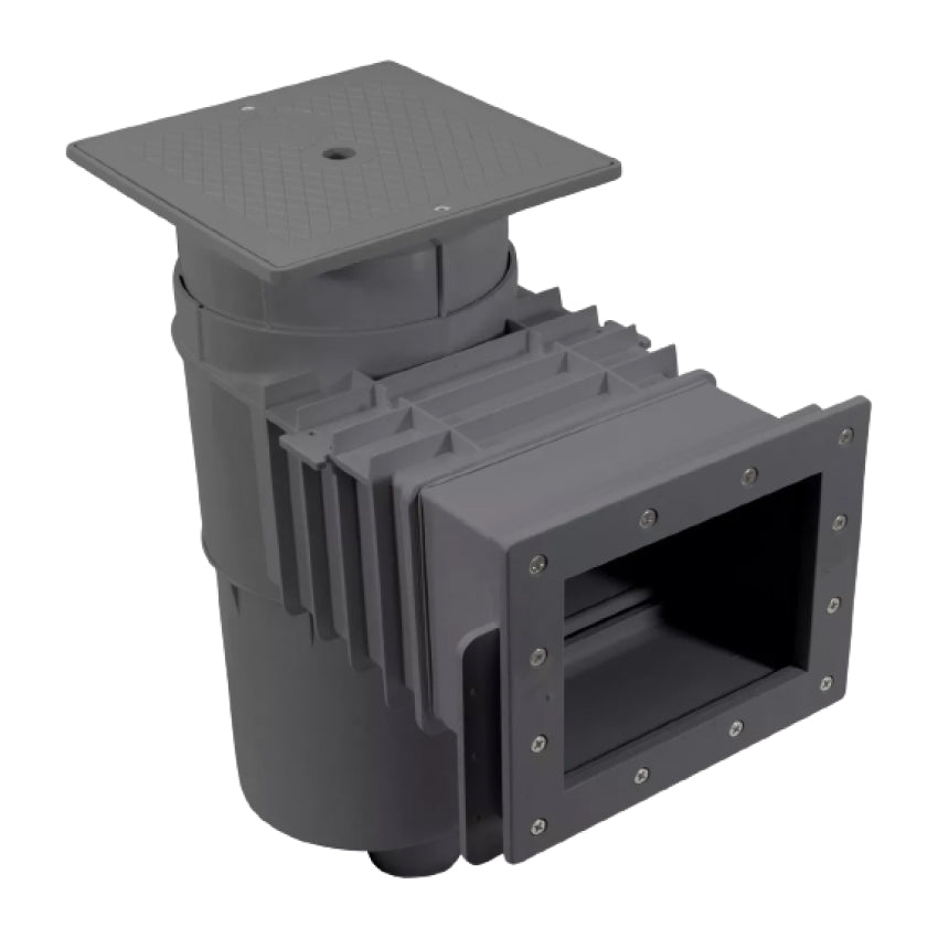 Hayward SP1084DGR Auto-Skim automatic pool skimmer with square cover in dark gray