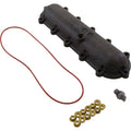 Raypak 015095F polymer return header for 206A, 266A, 336A and 406A heaters