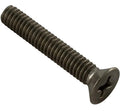 Pentair 516242 stainless steel screw for Bermuda gunite skimmers, #8-32 x 1 inch