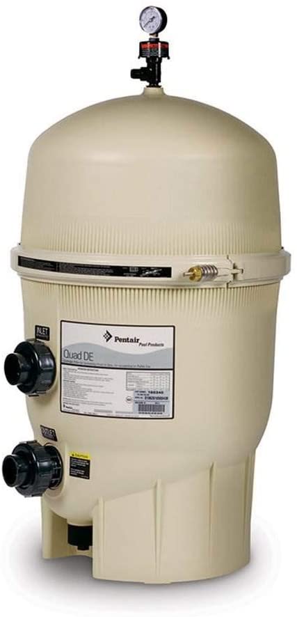 Pentair Quad DE filter EC-188592, 60 sq ft, front view