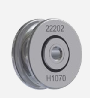 Coverstar H1070 stainless steel double ball bearing rope pulley