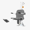 Aqua Creek Admiral F-ADMRL-G white pool lift with a gray seat
