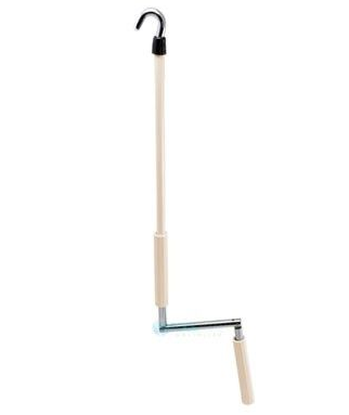 Coolaroo Z 13-CHS4 4 foot cordless wand for exterior sun shades, cream