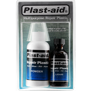 Plast-Aid PLA-6 6 oz. two part plastic repair kit