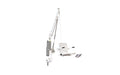 Aqua Creek Revolution XL F-REVXL-W white pool lift with a white seat
