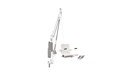 Aqua Creek Revolution XL ADA Pool Lift, 500 lb, No Anchor, White with White Seat, F-REVXL-W
