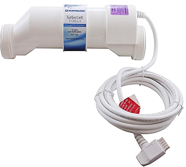Hayward T-CELL-3 AquaRite TurboCell for pools up to 15,000 gallons with 15 foot cord