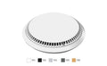 AquaStar 10AVR105 10 inch round dark gray anti-entrapment suction outlet cover with riser ring and mud frame