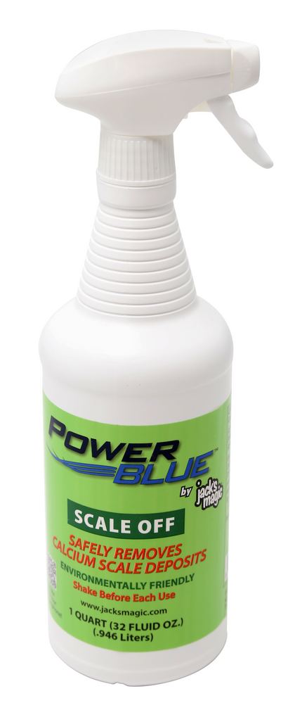 Jack's Magic JMPBSCALEOFF032 Power Blue Scale Off, 1 quart bottle