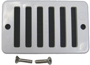 Hayward SP1019BA 2 in by 4 in gutter drain grate with screws