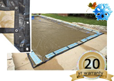 PoolTux BT2040R 20'x40' solid rectangle winter cover with 20 year Emperor warranty