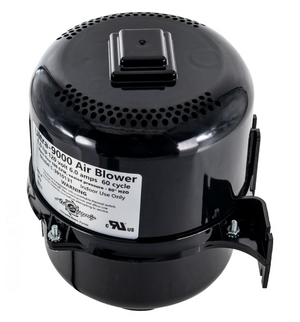 Air Supply of the Future Ultra 9000 spa blower, part 3910131, angled view