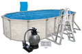 Trevi 16'x32' oval Essex above ground pool package with sand filter, ladder and skimmer