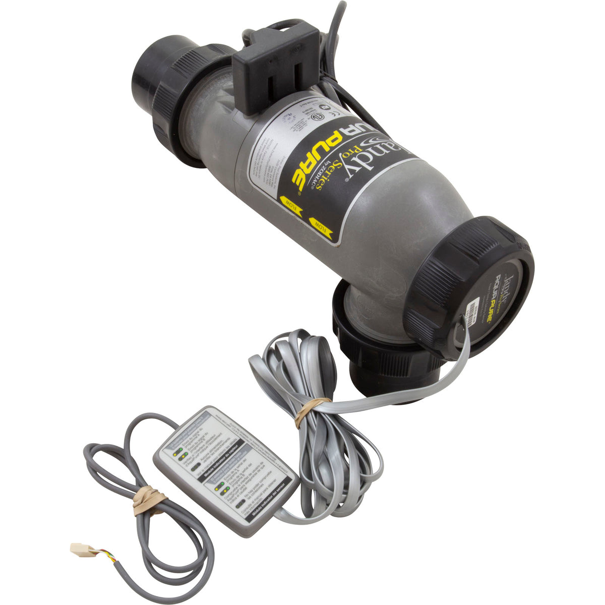 Jandy PLC700 AquaPure PureLink three port salt cell kit with 16 ft cables