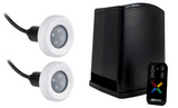 S.R. Smith 2TR-PT-6001 fiber to LED lighting kit with PT-6001 power center and two Treo LED pool lights