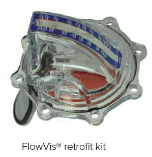 H2Flow Controls FV-J-R FlowVis retrofit for Jandy 2 in. by 2-1/2 in. check valve body