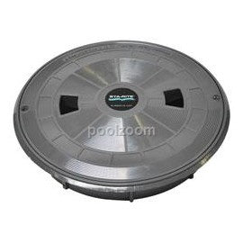 Sta-Rite 08650-0169C gray lid and collar for U-3 model pool skimmers