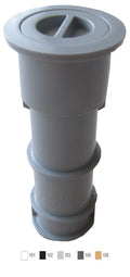 AquaStar US100 clear umbrella stand with sleeve and center cap, 7-1/2 inch